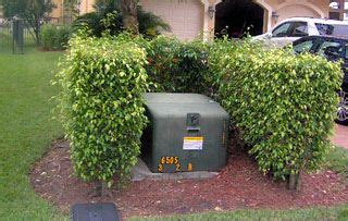 planting around utility boxes